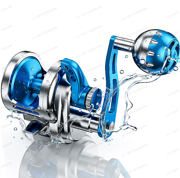 Trolling Reel - 11個のベアリングを搭載したフルメタル製のドラムリール。スローピッチジギングや通常の釣り、海水でのボートトローリングに適しています。