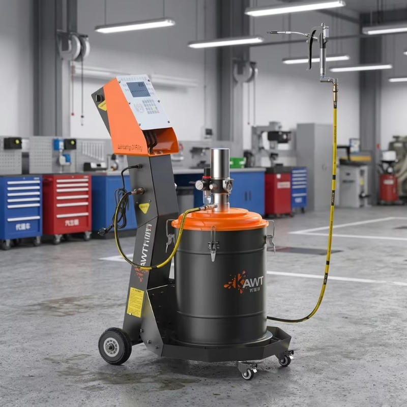 工業用空気圧潤滑油ディスペンサー。計量システムとホースリール - Reel Oil のレビューと価格