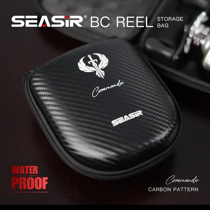 SEASIR コマンドーカーボンファイバーパターンベイトキャ - Spincast Reel のレビューと価格